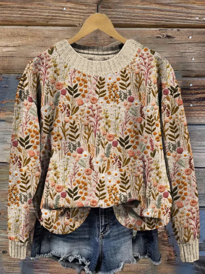 Inessa™ | Cómodo jersey floral