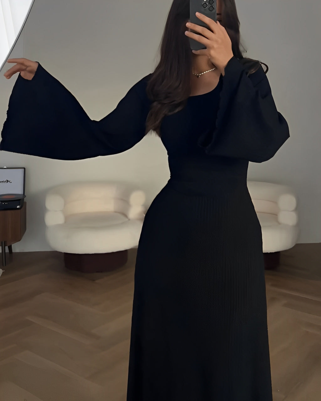 Suela™ | Vestido de Punto Elegante – Estilo y Comodidad