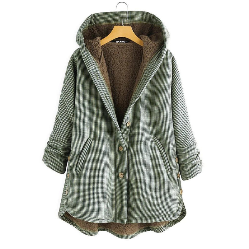 Tea | Elegante y cómoda chaqueta con capucha para mujer