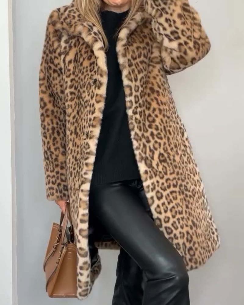 Rocio | Estilo y calidez con estampado leopardo