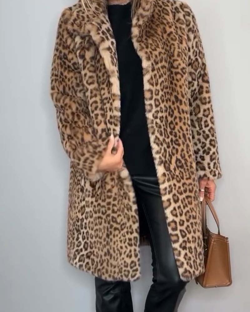 Rocio | Estilo y calidez con estampado leopardo