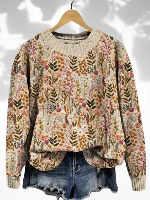 Inessa™ | Cómodo jersey floral