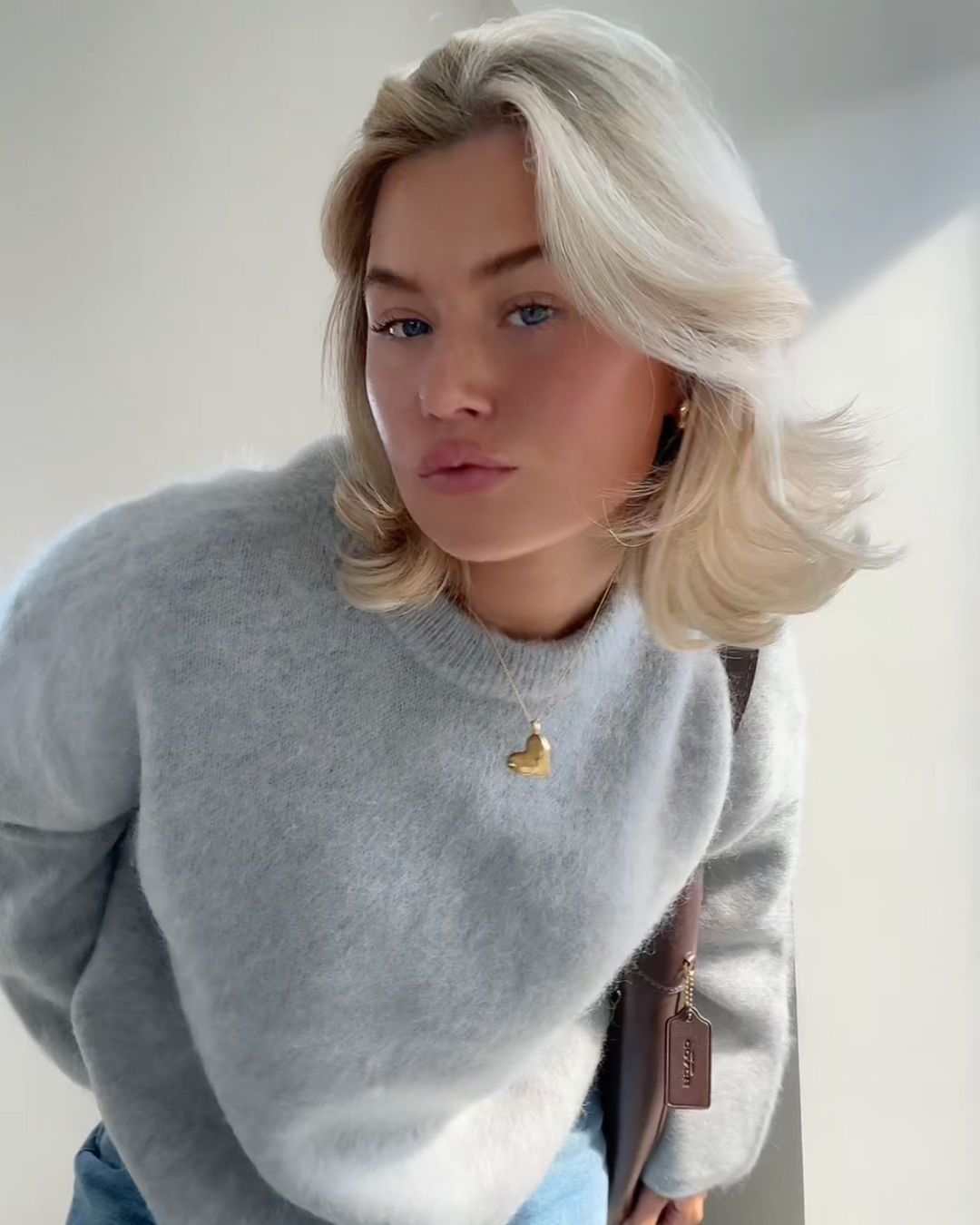Rosita | Jersey de mezcla de mohair con cuello redondo