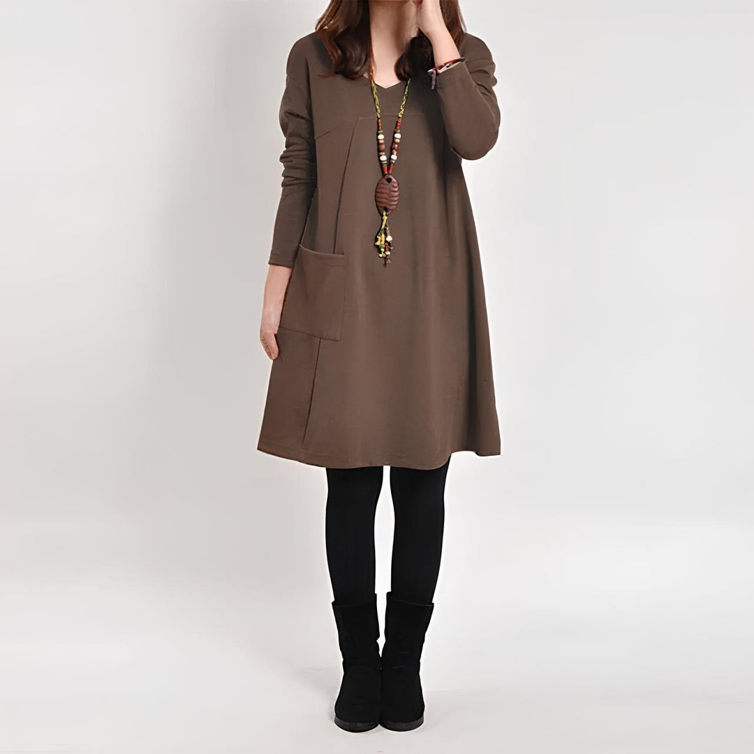 El Nyna™ | Vestido elegante con un solo bolsillo