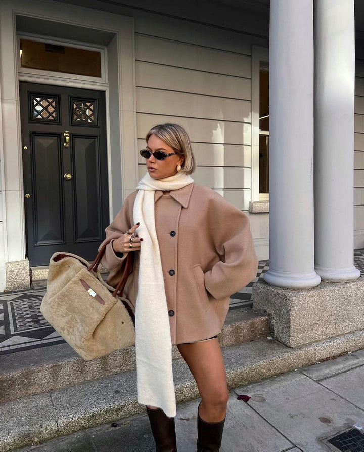Sierra | Abrigo oversize de lana