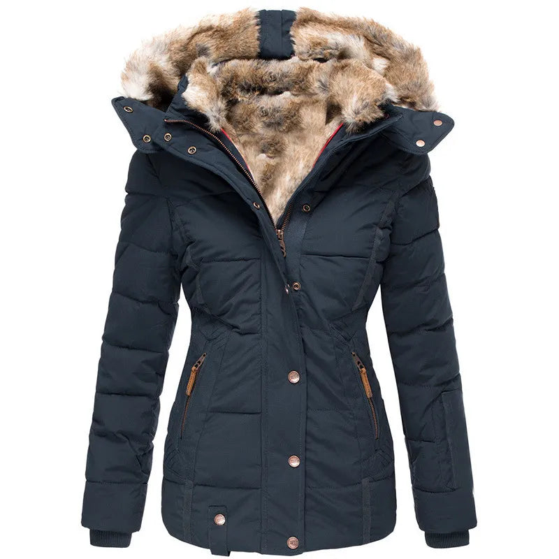 Clara |Abrigo de invierno con forro de piel