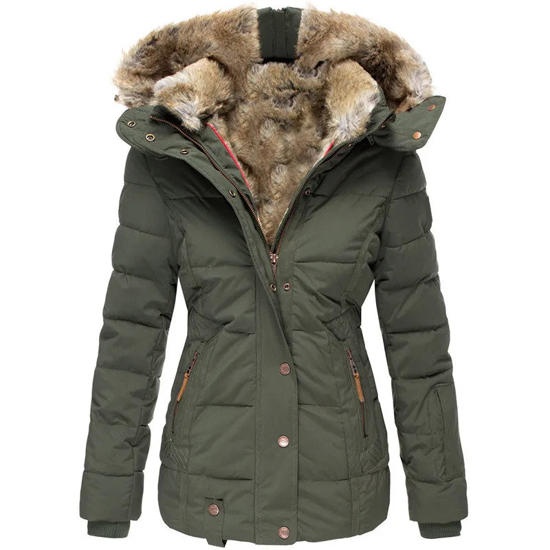Clara |Abrigo de invierno con forro de piel