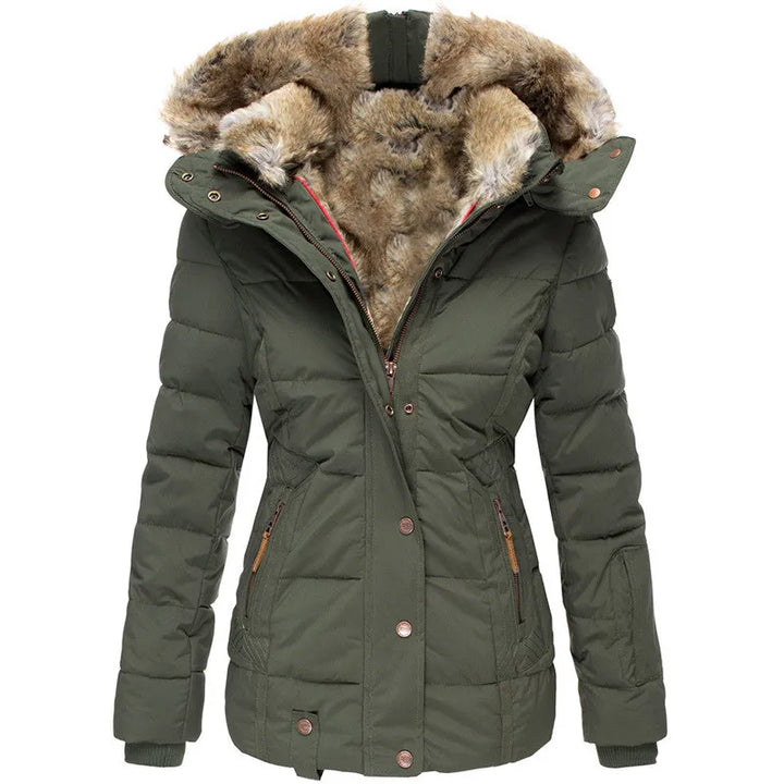 Clara |Abrigo de invierno con forro de piel