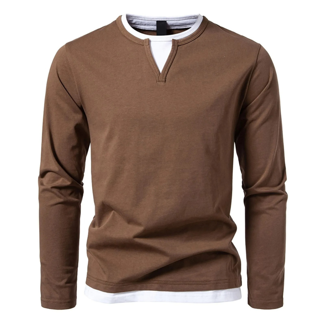 Esteban® |  Camiseta de algodón de manga larga