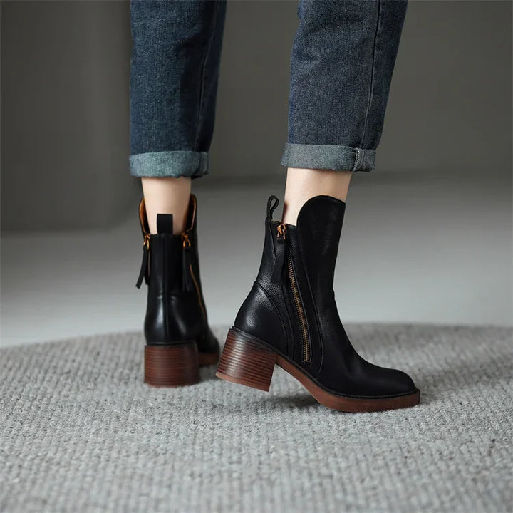 Valencia| Botines de piel