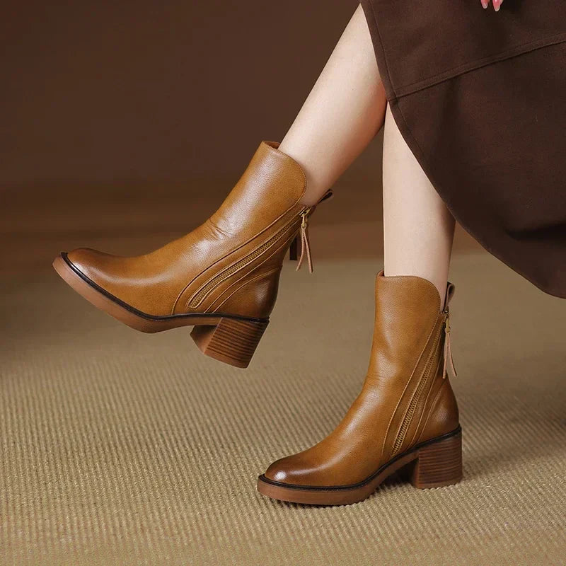 Valencia| Botines de piel