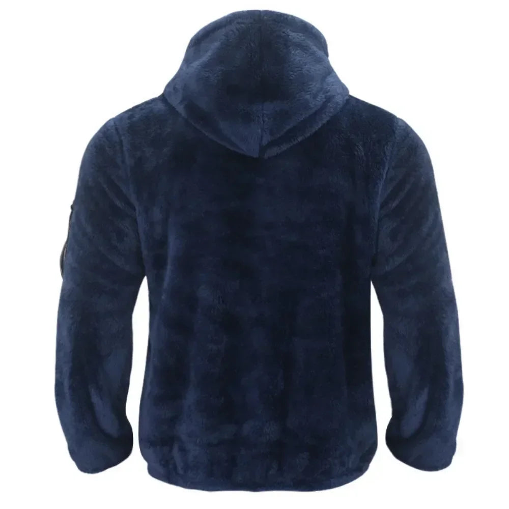 Elvio™ | Cómoda chaqueta polar de hombre con capucha para los días fríos