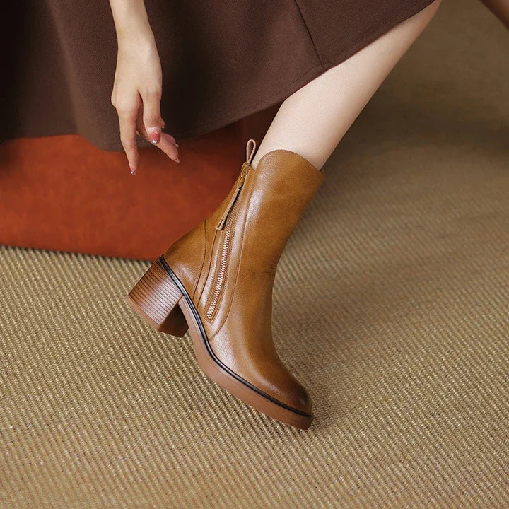 Valencia| Botines de piel