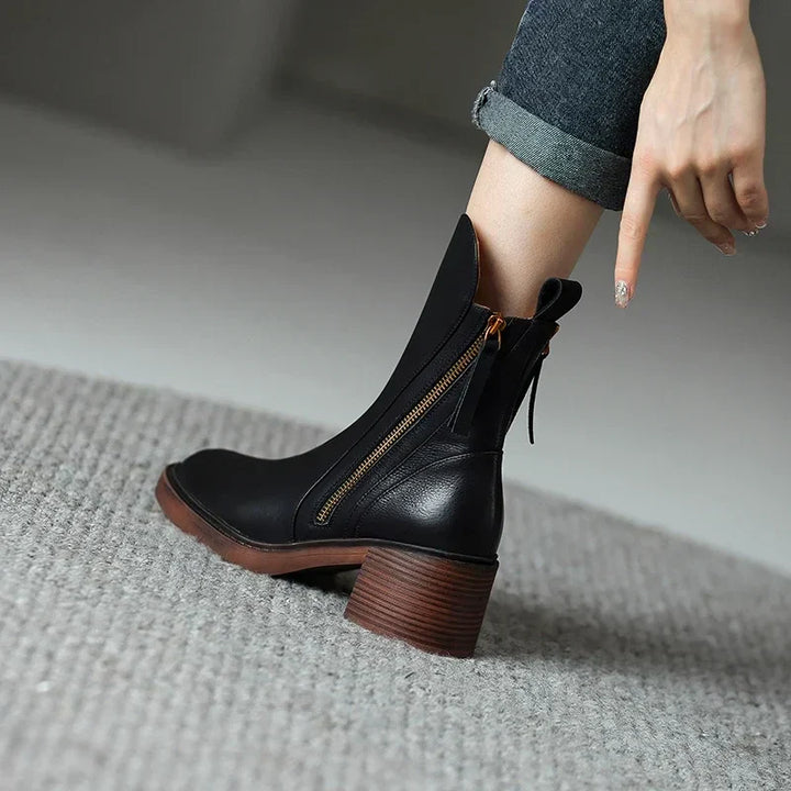 Valencia| Botines de piel
