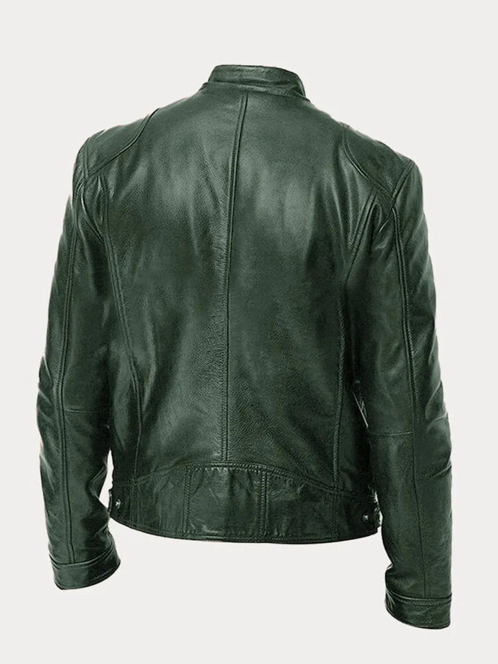 Yago™ | Chaqueta de cuero informal