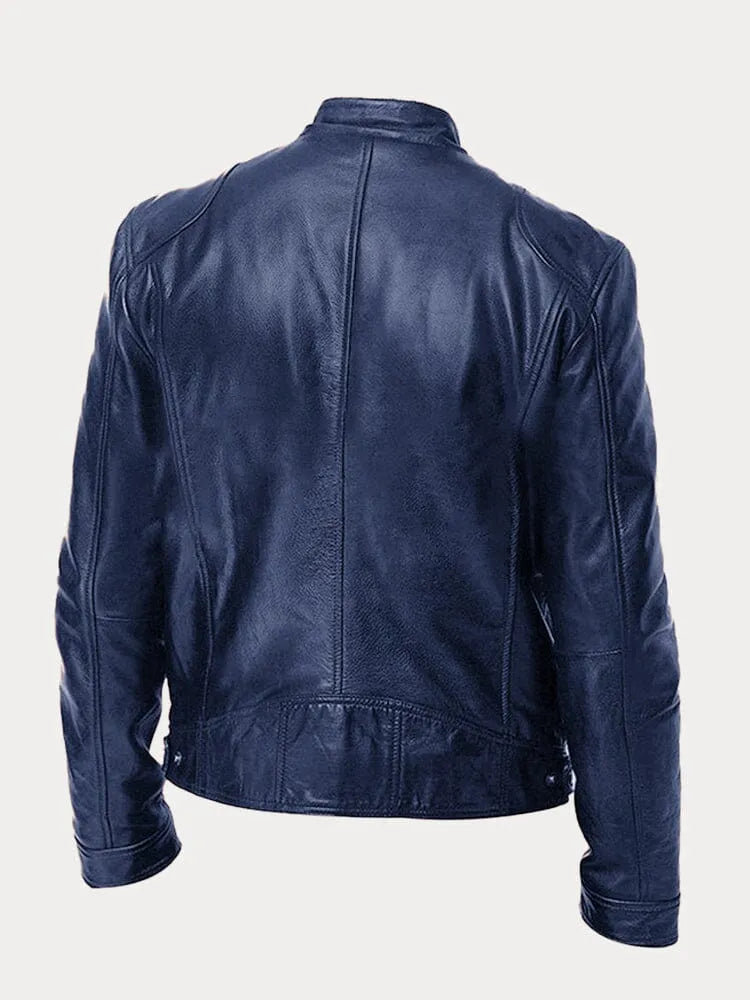 Yago™ | Chaqueta de cuero informal
