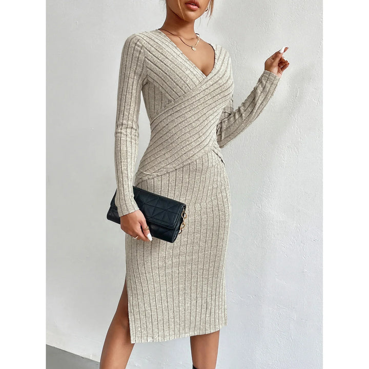 Linda | Elegante vestido acanalado