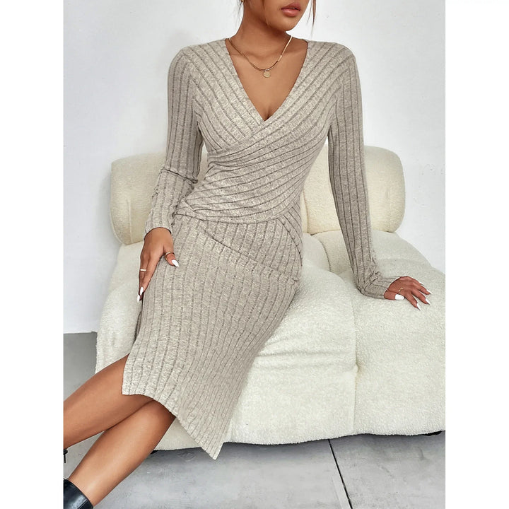 Linda | Elegante vestido acanalado