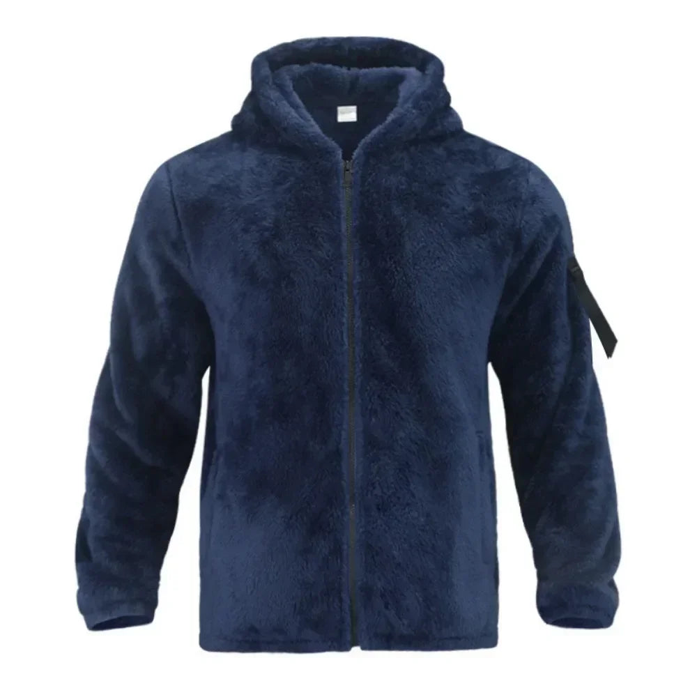 Elvio™ | Cómoda chaqueta polar de hombre con capucha para los días fríos