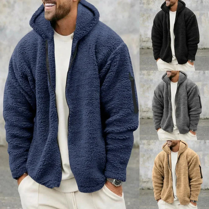 Elvio™ | Cómoda chaqueta polar de hombre con capucha para los días fríos