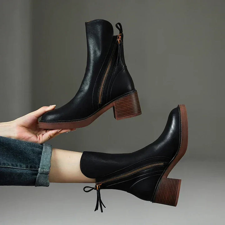 Valencia| Botines de piel