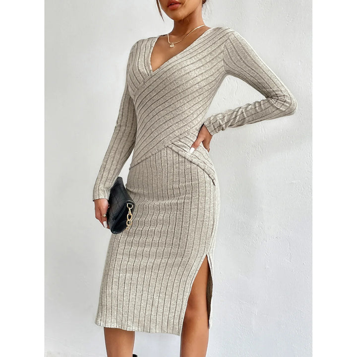 Linda | Elegante vestido acanalado
