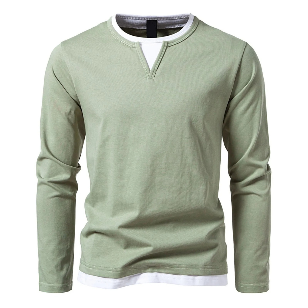 Esteban® |  Camiseta de algodón de manga larga