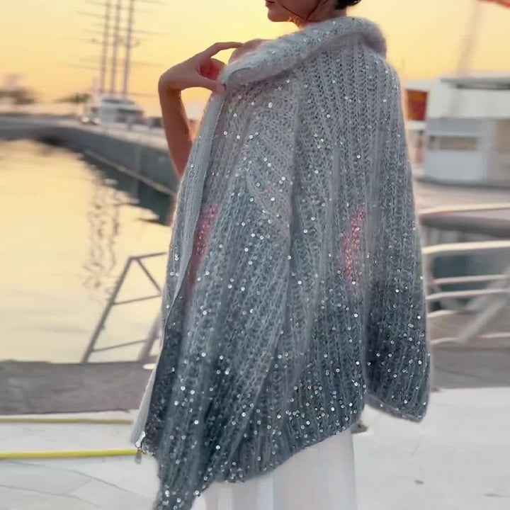 Esma | Jersey de punto lujoso con detalles brillantes