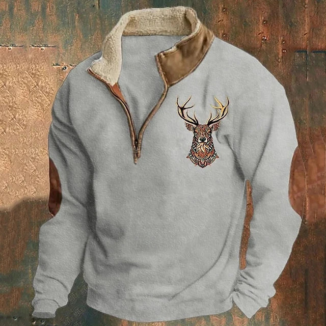 Jair | Viertel Jersey con cremallera