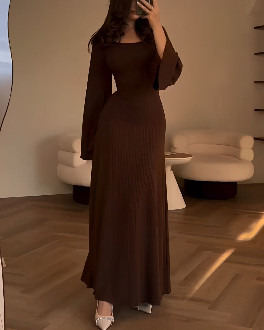 Suela™ | Vestido de Punto Elegante – Estilo y Comodidad