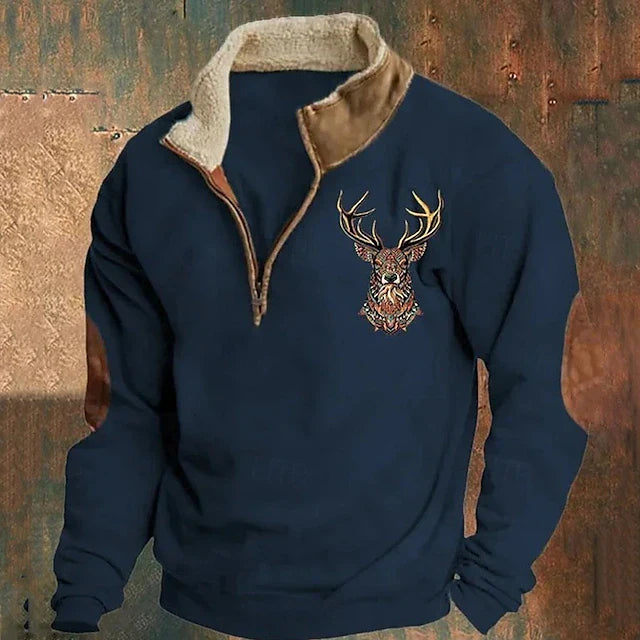 Jair | Viertel Jersey con cremallera
