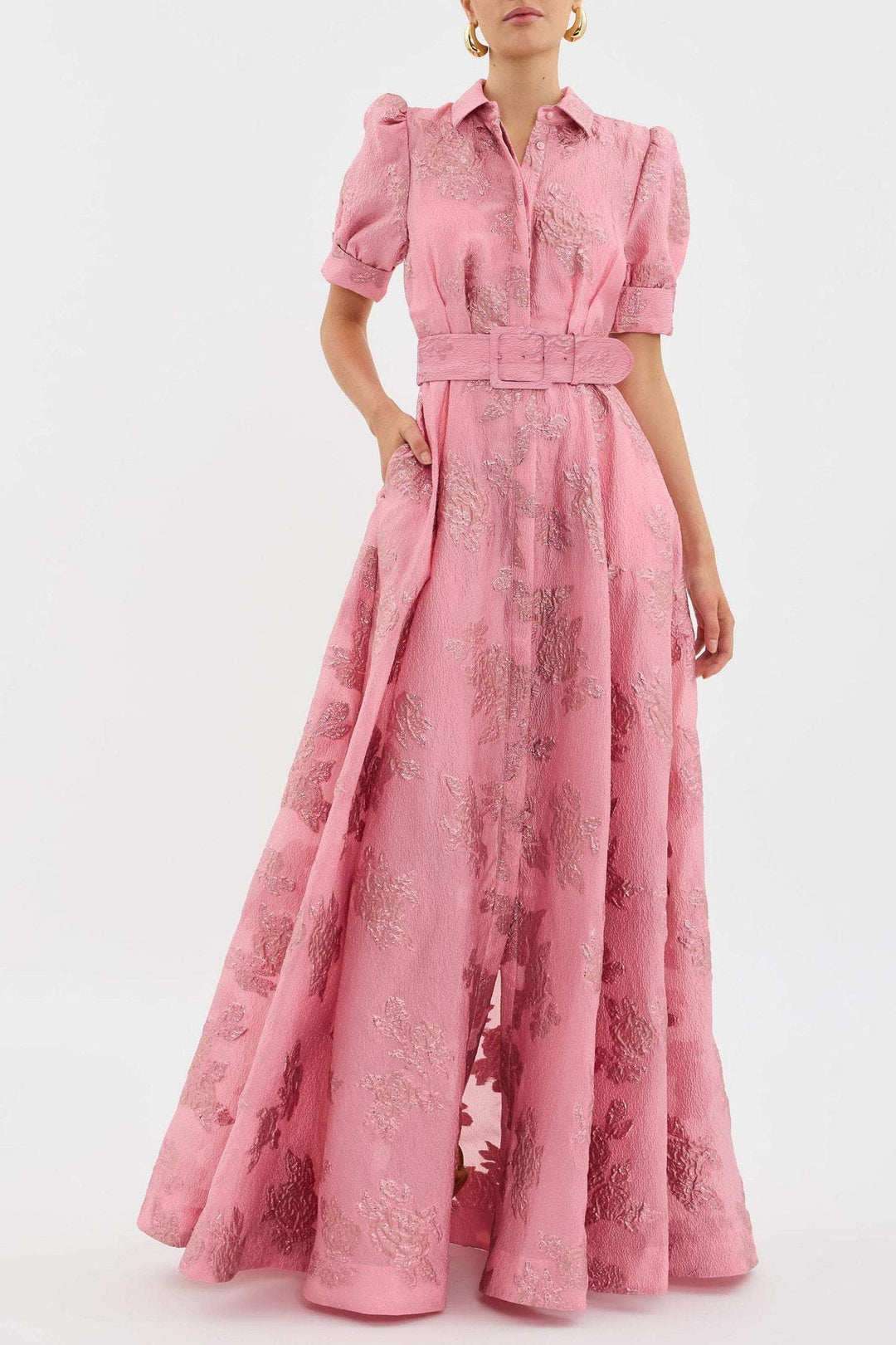 Chalina ™| Vestidos de manga corta con mangas abullonadas