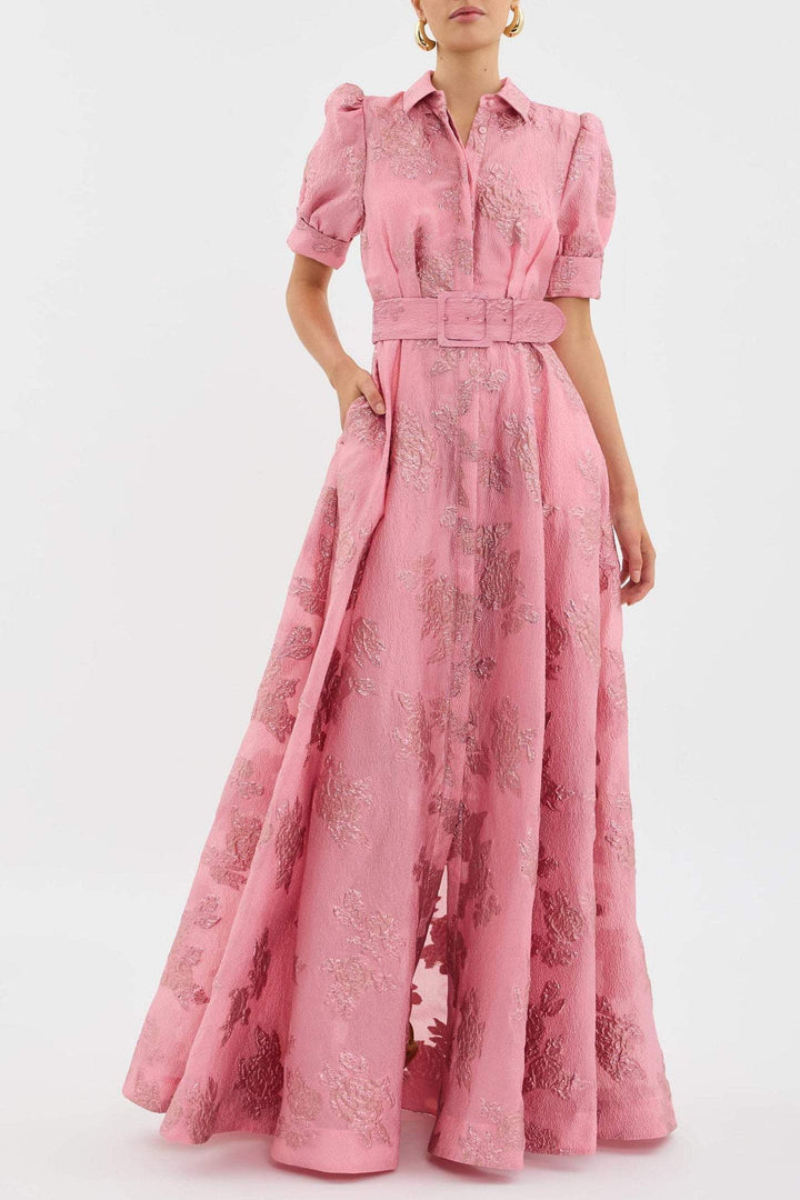 Chalina ™| Vestidos de manga corta con mangas abullonadas