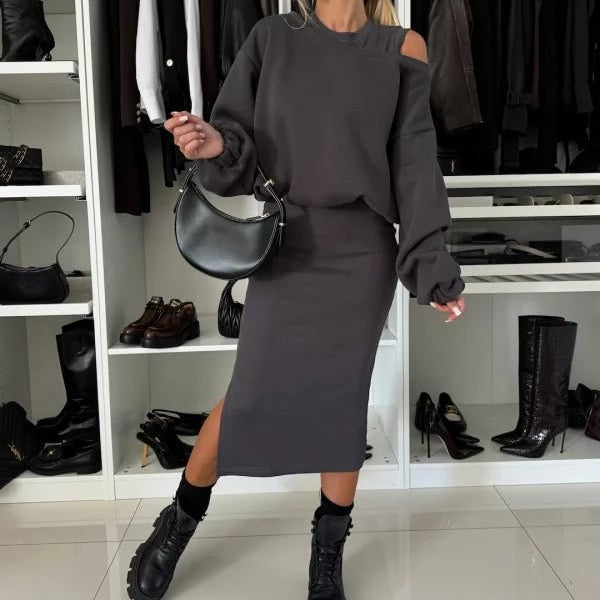 Sarita™ | Conjunto Vestido y Suéter