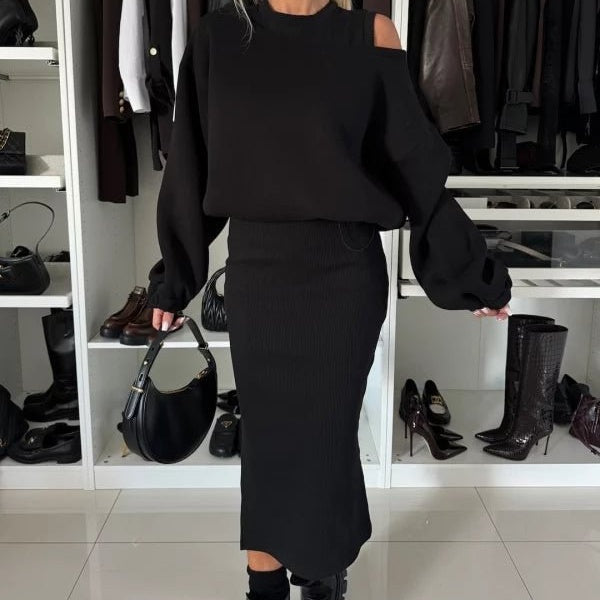 Sarita™ | Conjunto Vestido y Suéter