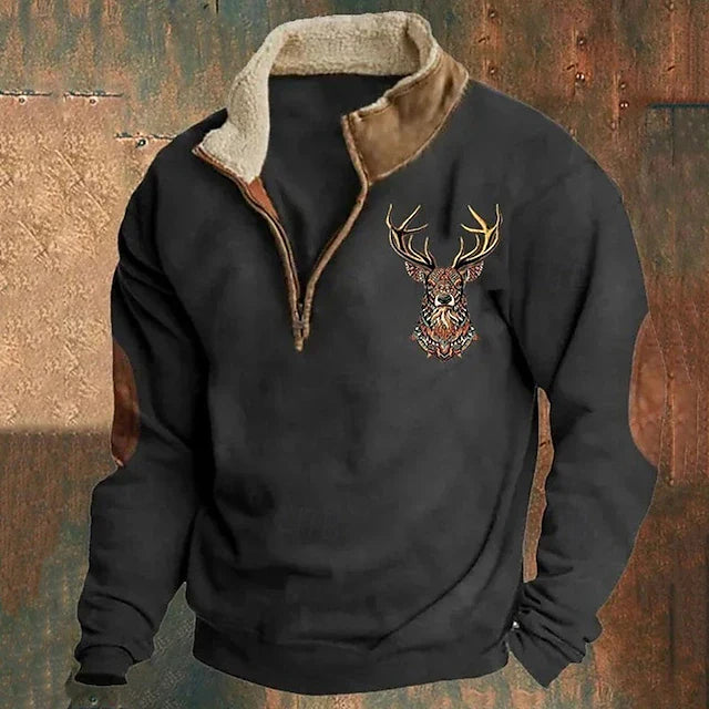 Jair | Viertel Jersey con cremallera